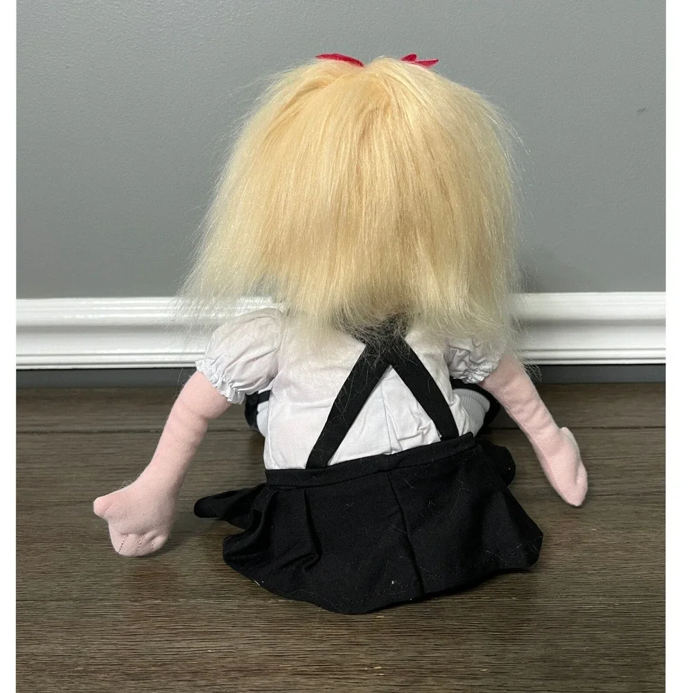 Yottoy Eloise Doll Plush Stuffed Animal Toy Blonde Hair‎ School Outfit